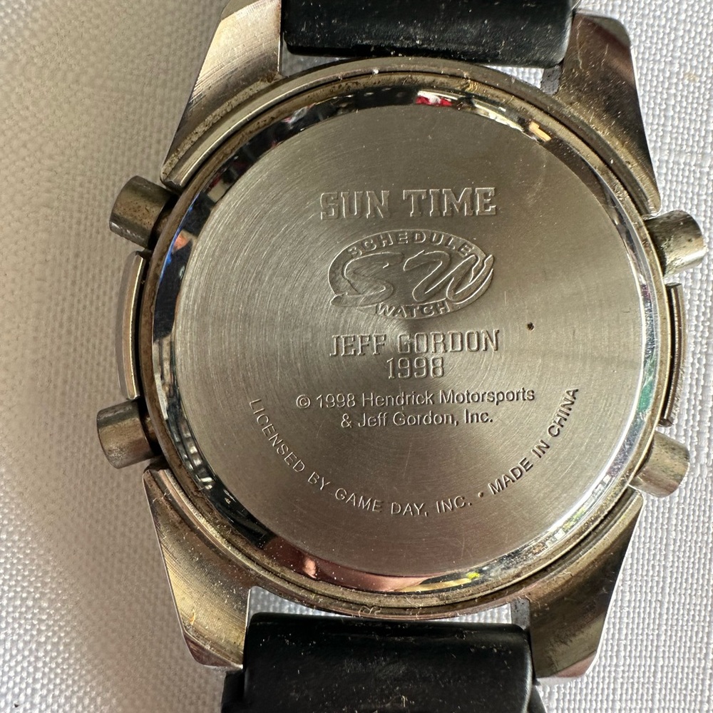 Mens vintage Jeff‎ Gordon racing sports wrist watch - Picture 3 of 4